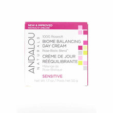 1000 Roses Biome Balancing Day Cream, Rose Biotic Blend, Sensitive Formula, by Andalou Naturals