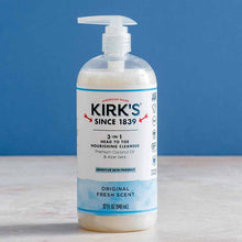 3-in-1 Head to Toe Nourishing Cleanser, Original Fresh , 32 Oz, by Kirk's Natural