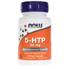 5-HTP 50 Mg, 30 Veg Capsules, by NOW Foods