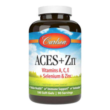 ACES+Zn Vitamins A, 180 Softgels, by Carlson Labs