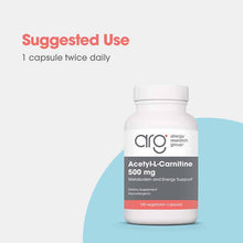 Acetyl-L-Carnitine 500 Mg, by Allergy Research Group, image #4
