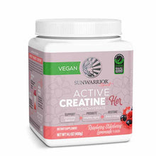 Active Creatine for Her Vegan, Raspberry Lemonade, 50 Servings, by Sunwarrior