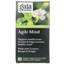 Agile Mind, 60 Capsules, by Gaia Herbs