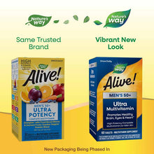 Alive Once Daily Men's 50+ Ultra Potency Multi, by Natures Way, image #3