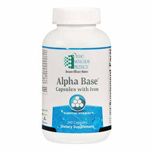 Alpha Base Capsules with Iron, by Ortho Molecular