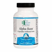 Alpha Base Capsules without Iron, 120 Capsules, by Ortho Molecular