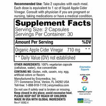Apple Cider Vinegar, 60 Capsules, by Enzymedica, image #2
