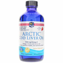 Arctic Cod Liver Oil, Strawberry, 8 Oz, by Nordic Naturals