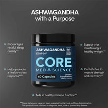 Ashwagandha Capsules, by Core Med Science