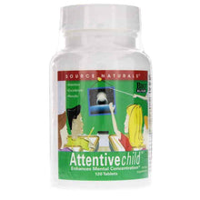 Attentive Child Tablets, 120 Tablets, by Source Naturals