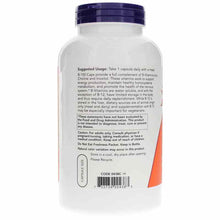 B-100, 250 Veg Capsules, by NOW Foods, image #3