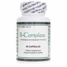 B-Complete B-Complex & Antioxidant Formula, 60 Capsules, by Montiff