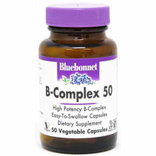 B-Complex 50, 50 Veg Capsules, by Bluebonnet