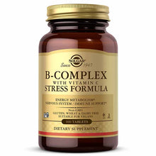 B-Complex with Vitamin C Stress Formula, 100 Tablets, by Solgar