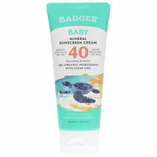 Baby Mineral Sunscreen Cream SPF 40, by Badger