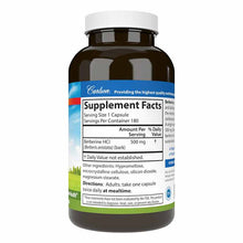 Berberine 500 Mg, 180 Veg Capsules, by Carlson Labs, image #2