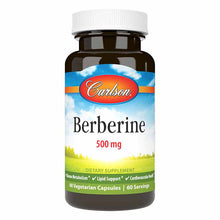 Berberine 500 Mg, 60 Veg Capsules, by Carlson Labs