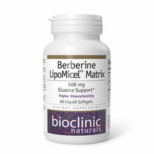 Berberine LipoMicel Matrix, 60 Liquid Softgels, by Bioclinic Naturals