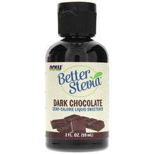 Better Stevia Liquid Sweetener, Dark Chocolate, 2 Oz, by NOW Foods