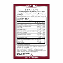 Bio-Cal 1200, 100 Tablets, by BioSpec, image #2