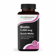 Biotin Quick Melts Mixed Berry, by LifeSeasons