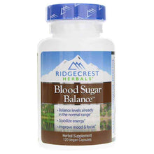 Blood Sugar Balance, by Ridgecrest Herbals