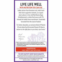 Bone Strength Take Care Slim Tabs, 180 Slim Tabs, by New Chapter, image #3