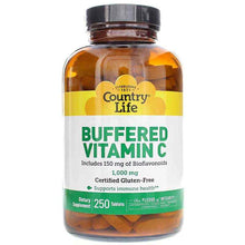 Buffered Vitamin C 1000 Mg, 250 Tablets, by Country Life