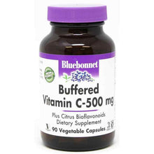 Buffered Vitamin C 500 Mg, 90 Veg Capsules, by Bluebonnet