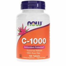 C-1000 Sustained Release with Rose Hips, 100 Tablets, by NOW Foods