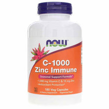 C-1000 Zinc Immune, 180 Veg Capsules, by NOW Foods