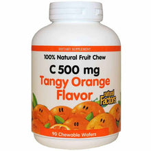 C-500 Mg Natural Fruit Chew, Tangy Orange, 90 Chewable Tablets, by Natural Factors