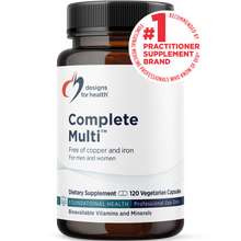 DFH Complete Multi Copper/Iron Free, 120 Veg Capsules, by Designs For Health