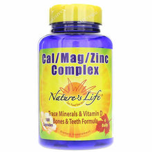 Cal/Mag/Zinc Complex, 100 Capsules, by Natures Life