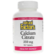 Calcium Citrate 350 Mg, by Natural Factors