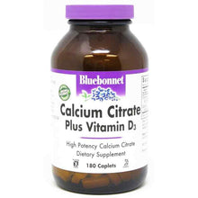 Calcium Citrate Plus Vitamin D3, by Bluebonnet
