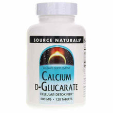 Calcium D-Glucarate 500 Mg, 120 Tablets, by Source Naturals