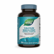 Calcium Mag & Zinc Mineral Complex, 250 Capsules, by Natures Way