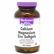 Calcium Magnesium Zinc Softgels, by Bluebonnet
