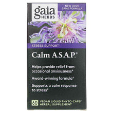 Calm A.S.A.P., 60 Liquid Phyto Caps, by Gaia Herbs