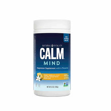CALM Mind Magnesium + L-Theanine Powder Honey Vanilla, 6 Oz, by Natural Vitality