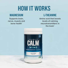 CALM Mind Magnesium + L-Theanine Powder Unflavored, 6 Oz, by Natural Vitality, image #5