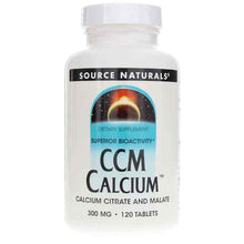 CCM Calcium 300 Mg, 120 Tablets, by Source Naturals