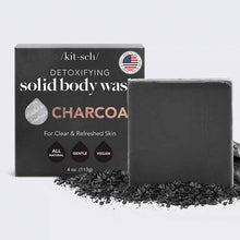 Charcoal Detoxifying Body Wash Bar, by Kitsch