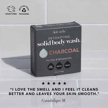 Charcoal Detoxifying Body Wash Bar, by Kitsch, image #3