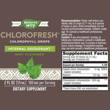 Chlorofresh Chlorophyll Drops Mint Flavor, by Natures Way, image #2