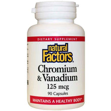 Chromium & Vanadium 125 Mcg, by Natural Factors