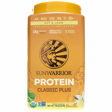 Classic Plus Organic Protein, Vanilla, 1.65 Lbs, by Sunwarrior