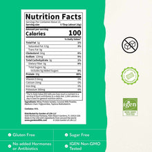 Nutrition Facts label for Clear Whey Protein showing 100 calories, 20g protein per serving, with gluten-free and non-GMO cert