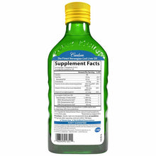 Cod Liver Oil 1100 Mg Omega-3s Liquid, Lemon, 8.4 Oz, by Carlson Labs, image #2